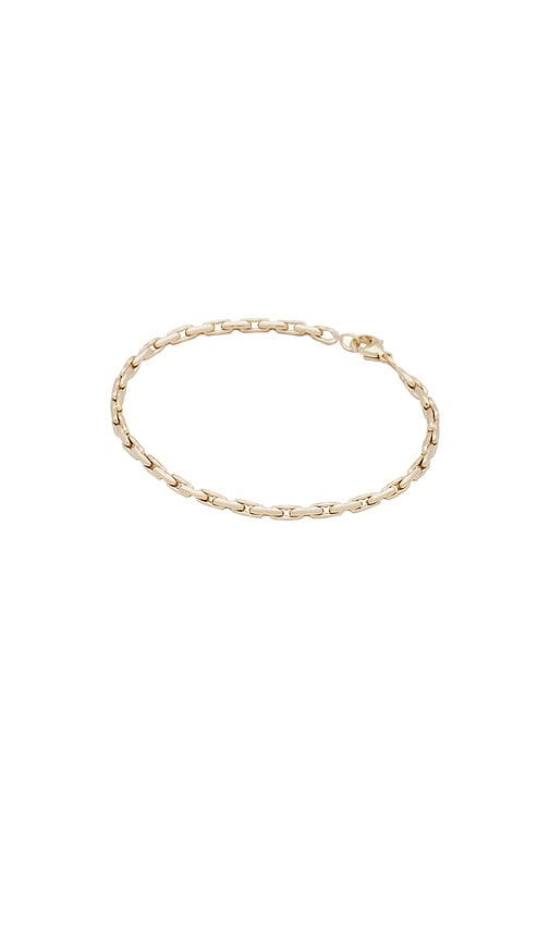 Shop Miranda Frye Vance 8 Bracelet In Metallic Gold