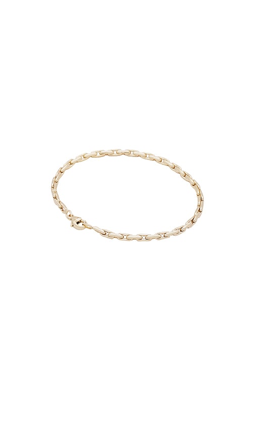 Shop Miranda Frye Vance 8 Bracelet In Metallic Gold