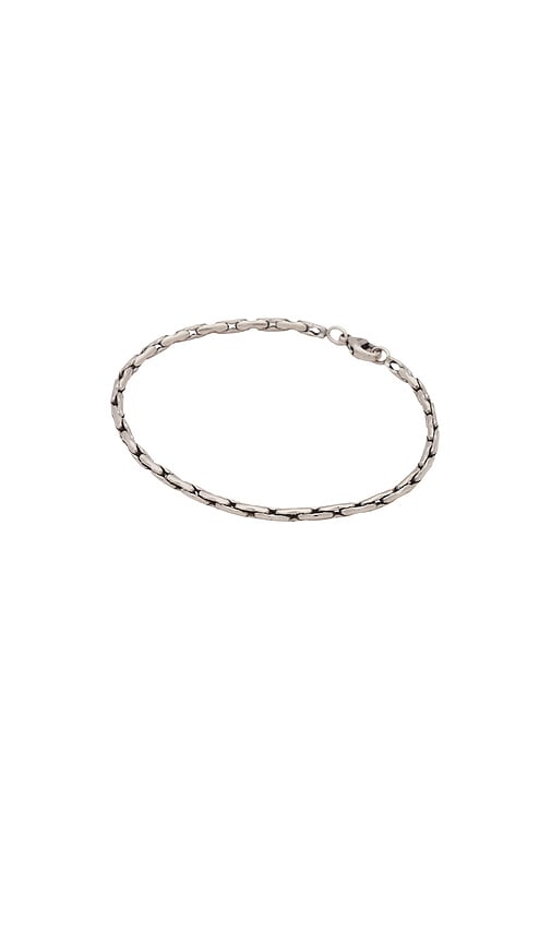 Shop Miranda Frye Vance 8 Bracelet In Metallic Silver