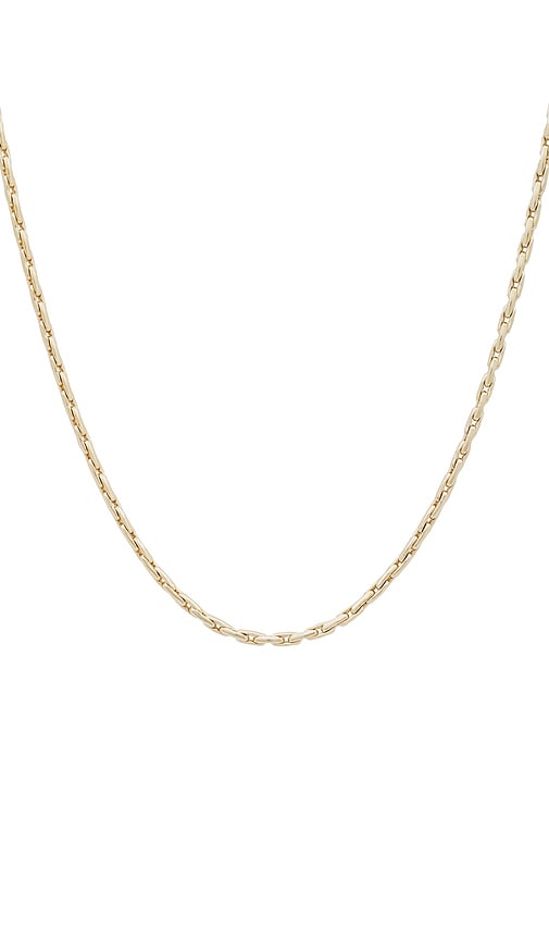 Shop Miranda Frye Vance 20 Necklace In Metallic Gold