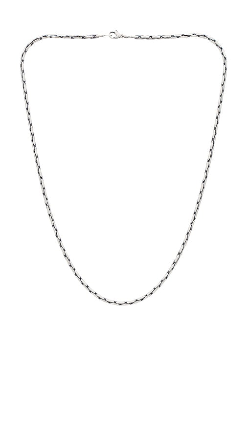 Shop Miranda Frye Vance 22 Necklace In Metallic Silver