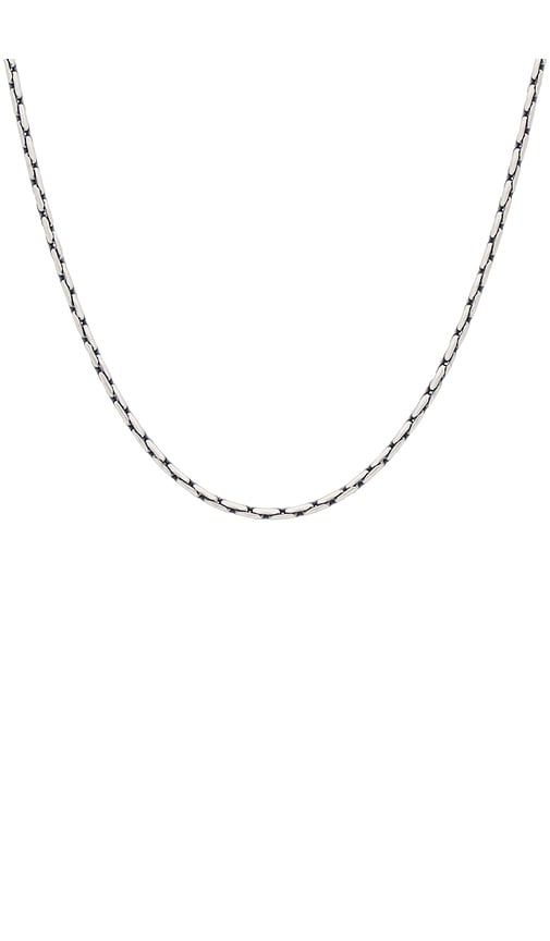 Shop Miranda Frye Vance 22 Necklace In Metallic Silver