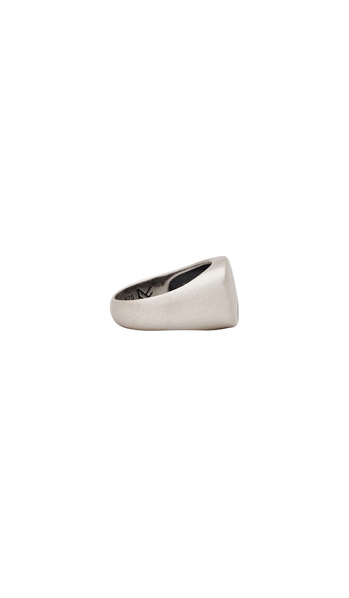 Shop Miranda Frye Dean Ring In Metallic Silver