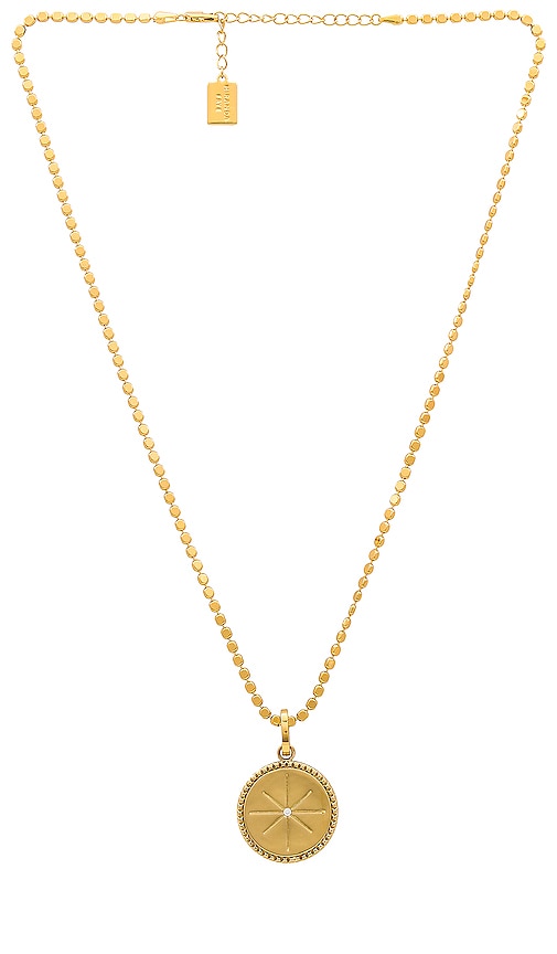 Miranda Frye Paisley Chain With Reese Charm Necklace In Gold