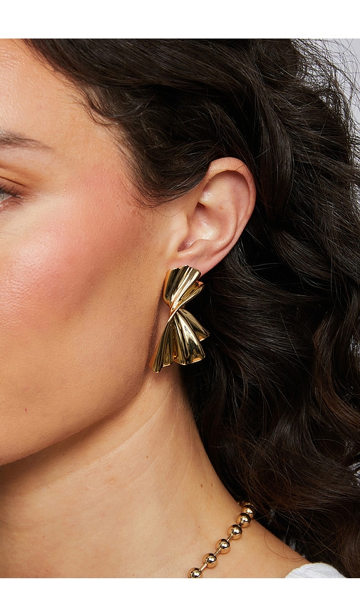  Miranda Frye Statement-ohrringe Monica In Metallic Gold. 