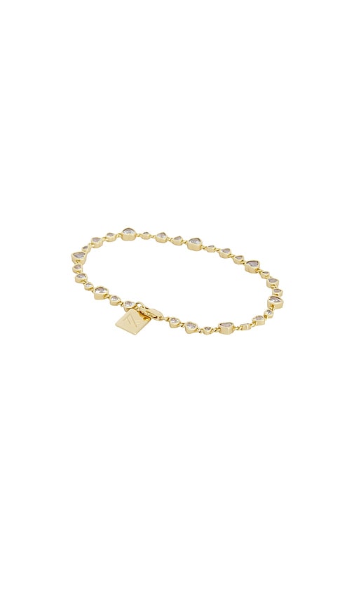  Miranda Frye Armband Diamond Cora In Metallic Gold. Größe M. Also In Xs, S, L. 