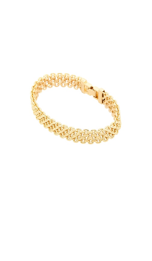 MIRANDA FRYE Camryn Bracelet All in Metallic Gold. - size S (also in XS, M, L)