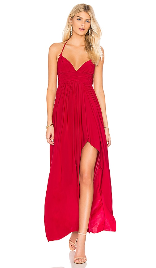 MISA Los Angeles Ever Maxi Dress in Red | REVOLVE