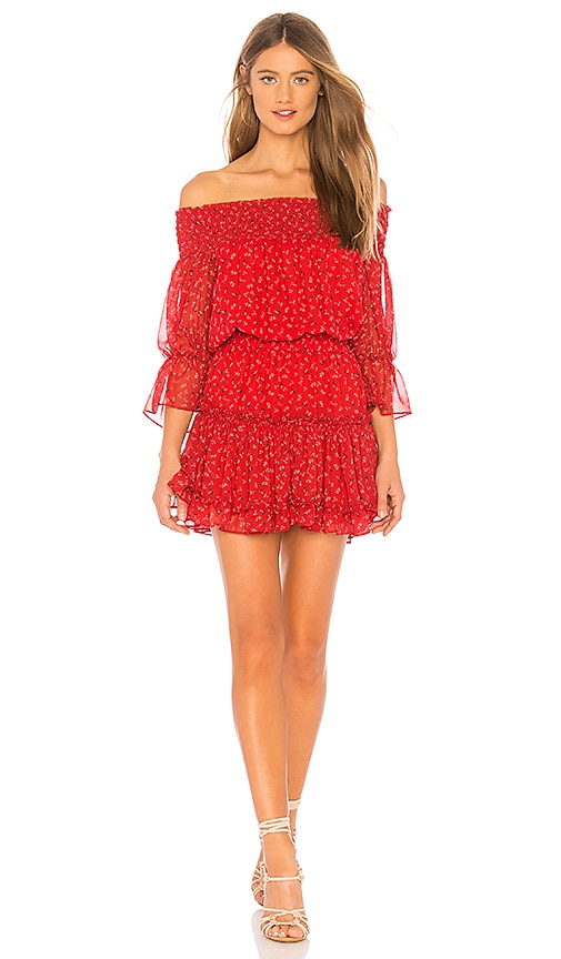 MISA Los Angeles X REVOLVE Darla Dress in Red Floral | REVOLVE