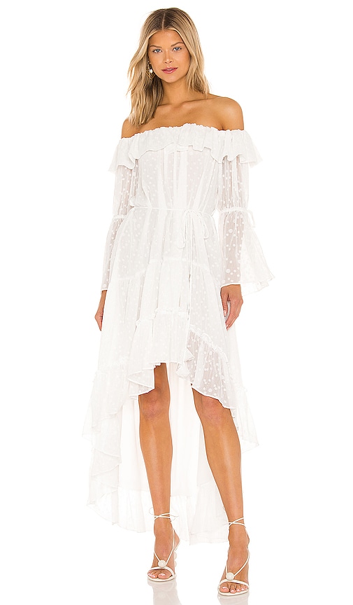 MISA Los Angeles AERIN ドレス in White. Size XS.