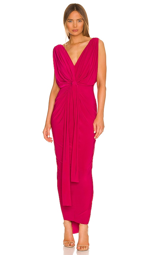 MISA Los Angeles Xenia Dress in Fuchsia | REVOLVE