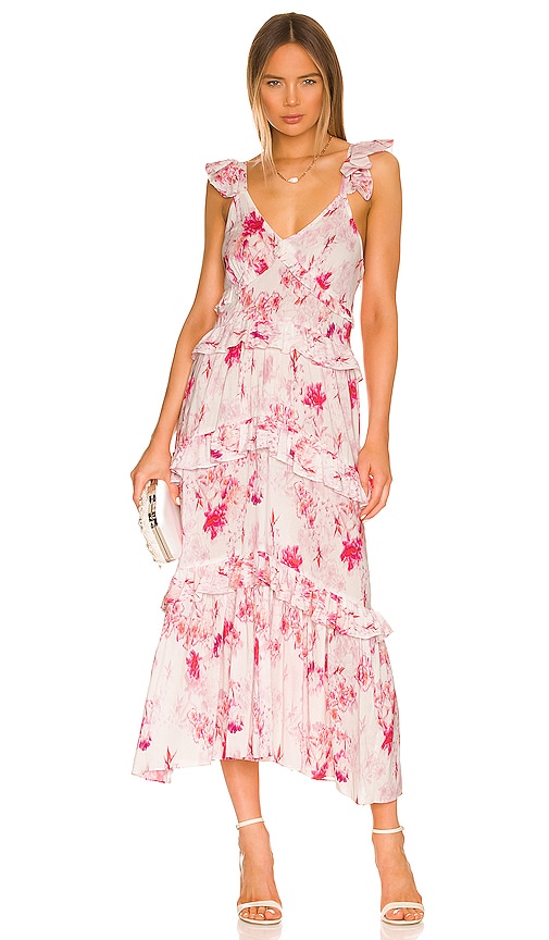 MISA Los Angeles x REVOLVE Morrison Dress in Abstract Rose Flora | REVOLVE