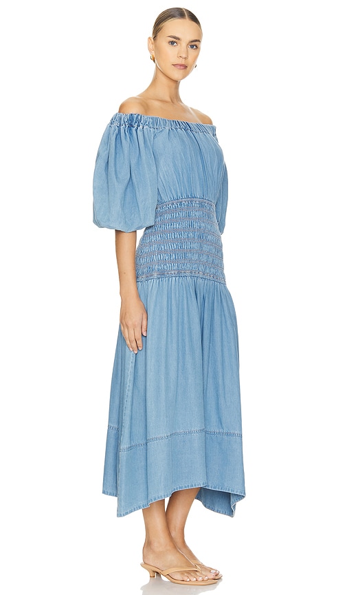 Shop Misa Marilou Dress In Blue