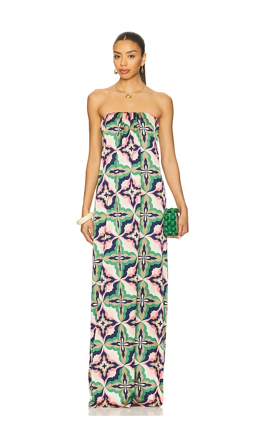 Divina Dress in Green,Purple. - size XL (also in M)