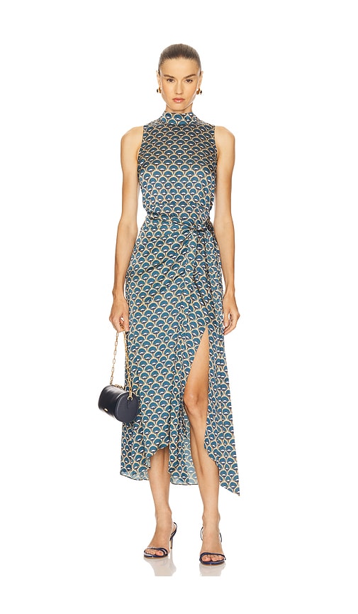 Misa Ophira Dress In Blue