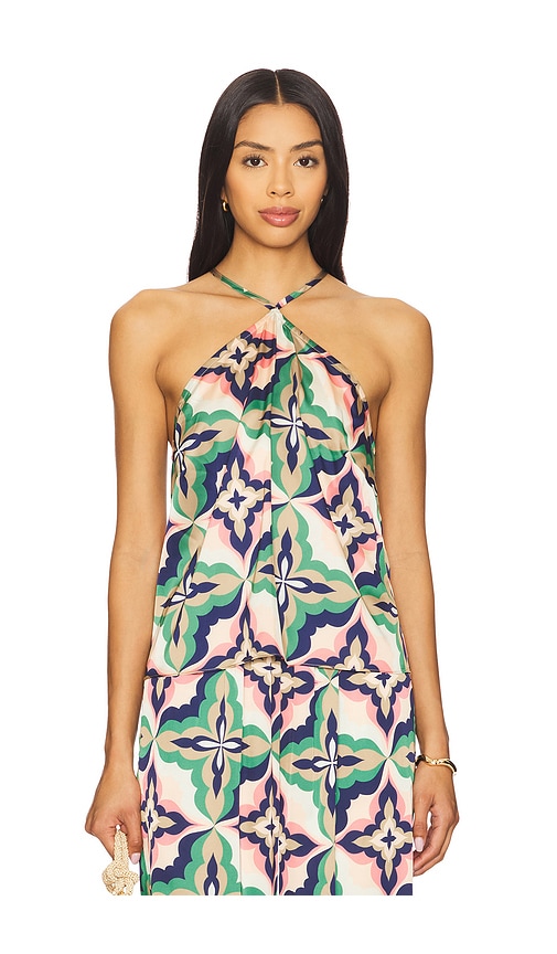 Lina Top in Green,Pink. - size XXS (also in L, M, S, XS)