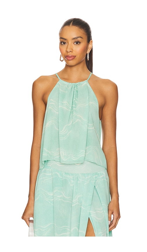 Thelma Top in Green. - size XS (also in M, S, XL)