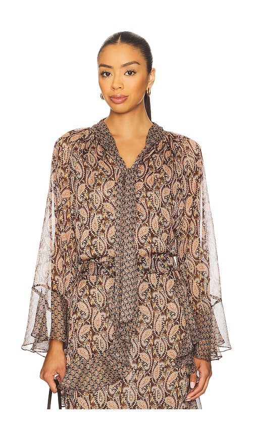 Misa Maris Top In Brown
