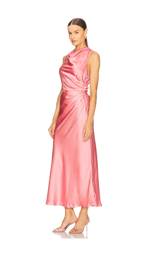 Misha Midi-kleid Amadeus In Pink. Größe S. Also In M. 