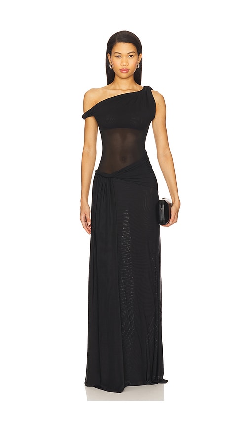 Sisal Maxi Dress in Black. - size S (also in M, XS)