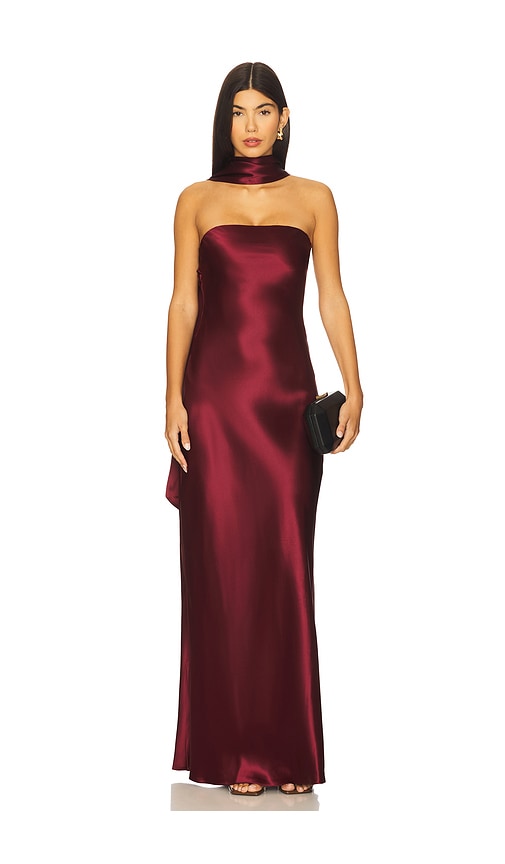 MISHA The Lilia Satin Dress