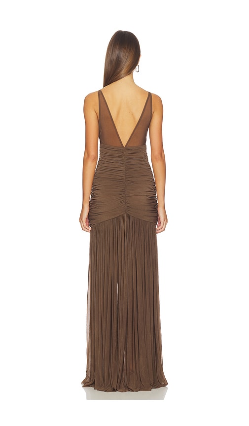  Misha Maxikleid Inderne In Brown. Größe Xxs. Also In Xs, S, M, L. 