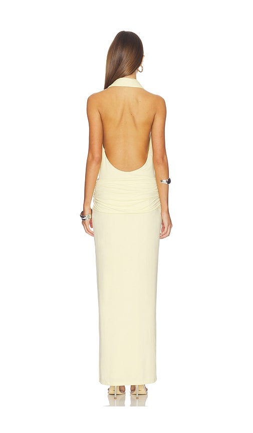  Misha Kleid Cabana In Lemon. Größe M. Also In L. 
