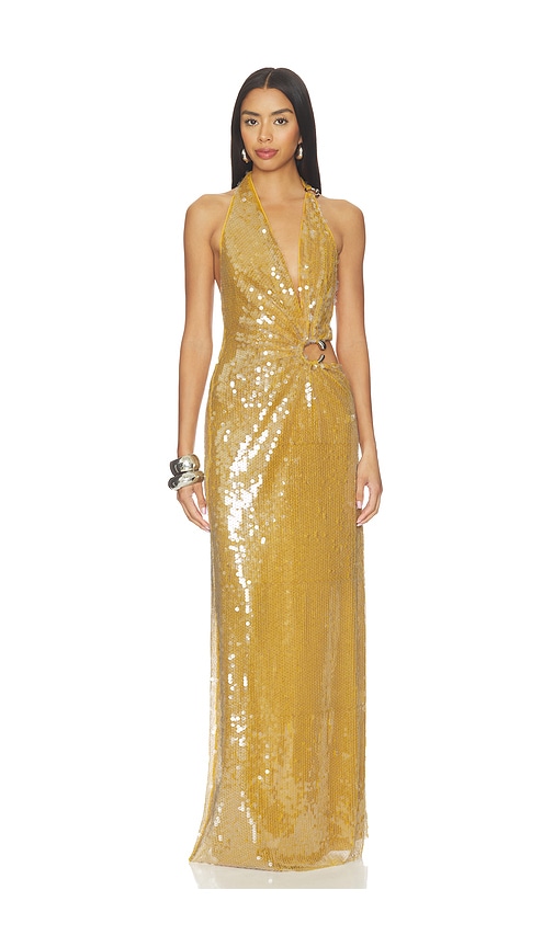 gold maxi dress revolve Kasimira Bias Slip Dress 8 / Goldenrod