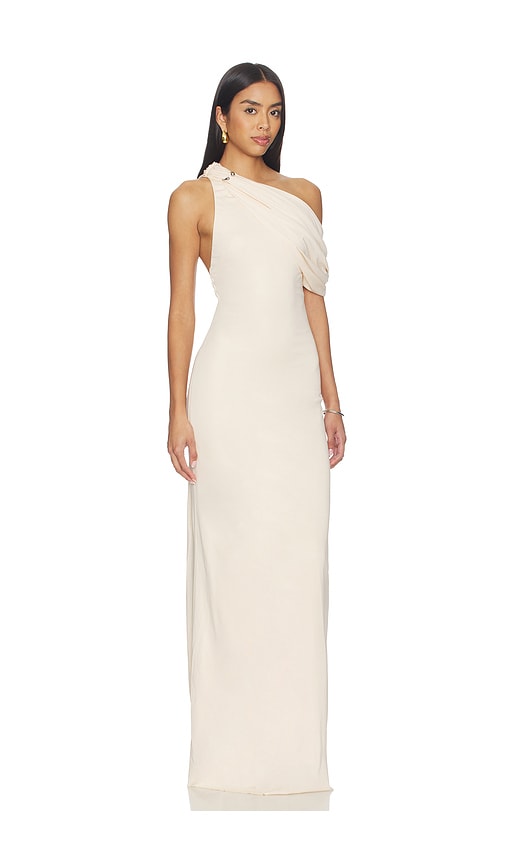 Misha The Camden Dry Jersey Dress In White