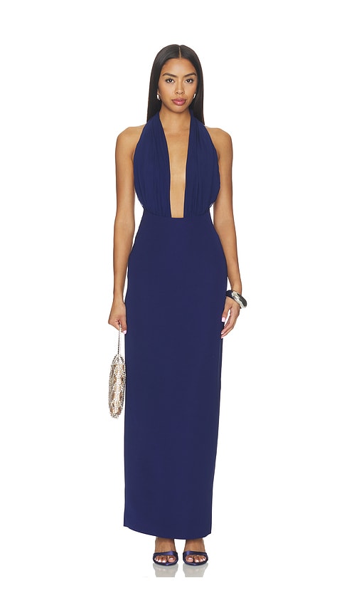 revolve silk dress Revolve Floral Halter Style Maxi Dress MOTHER OF