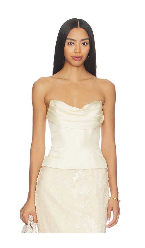 MISHA The Volta Silk Bustier