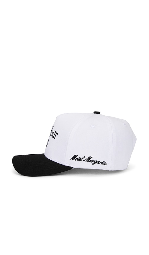  Motel Margarita Basecap Quit In White. 