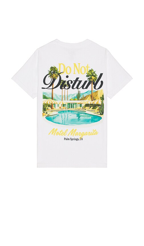 Shop Motel Margarita Do Not Disturb Tee In White