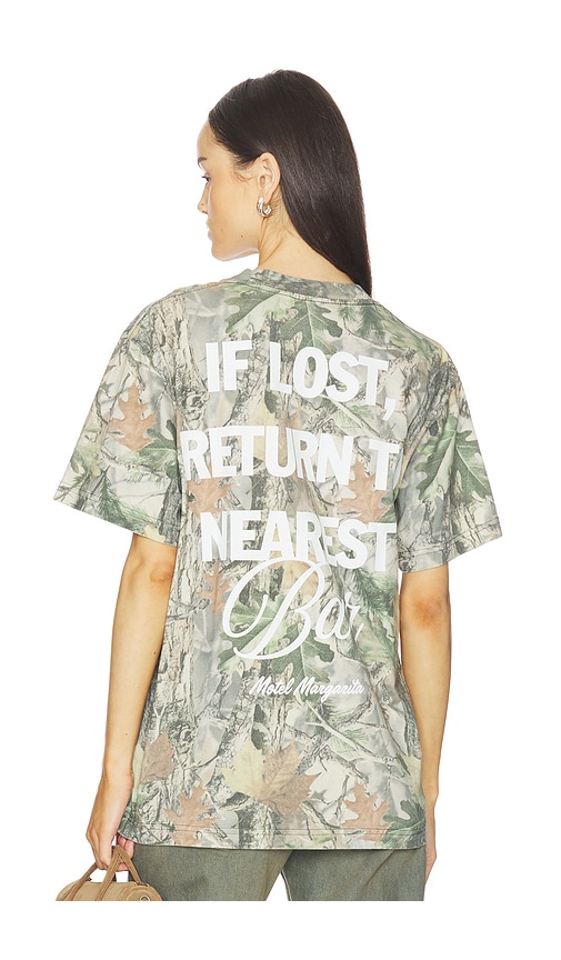Motel Margarita T-SHIRT IF LOST en Green. Taille S. Also en .