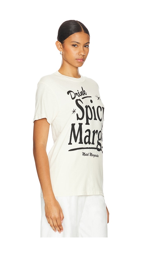 Shop Motel Margarita Spicy Margs. Tee In Ivory