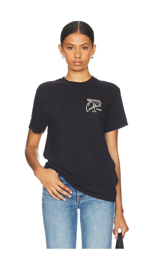 Shop Motel Margarita Cocktail Club Tee In Black