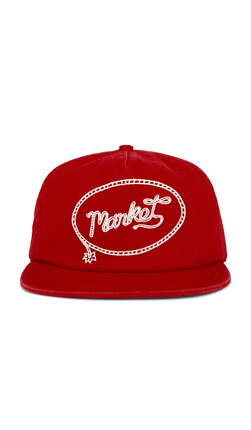 Market Lasso Lockup 5 Panel Hat