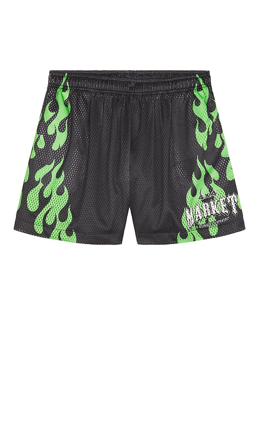Market Toxic Flames Mesh Shorts | Thumbnail 5 Market Toxic Flames Mesh Shorts | Thumbnail 5
