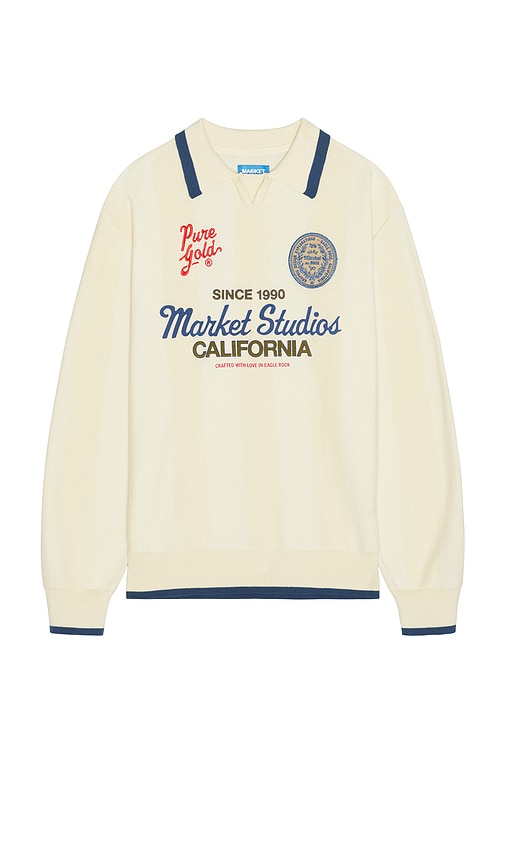 Pure Gold Collared Sweater