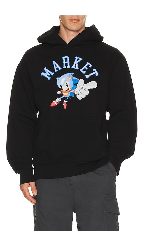 Market X Sonic No 1 Hoodie In Black