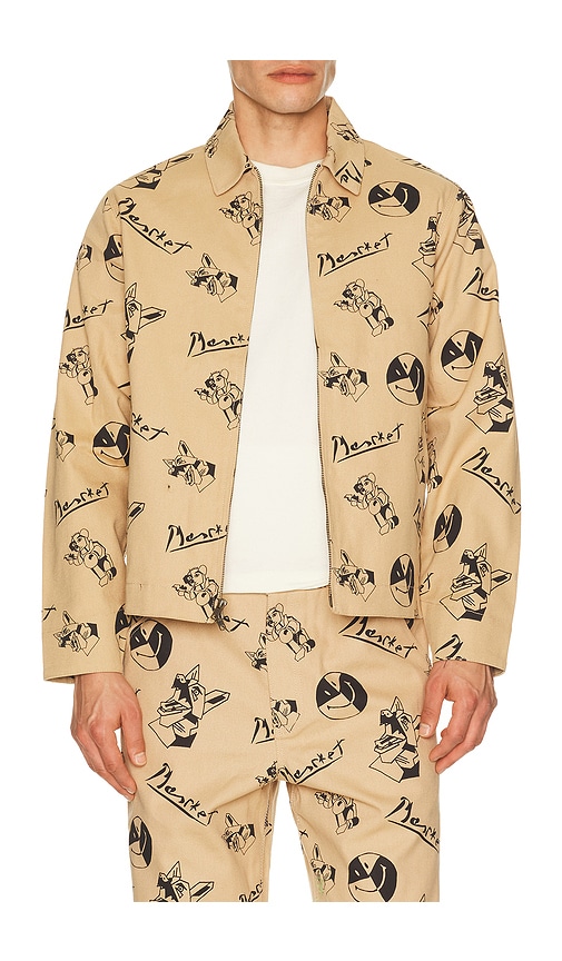 Market Smiley Cubism Work Jacket