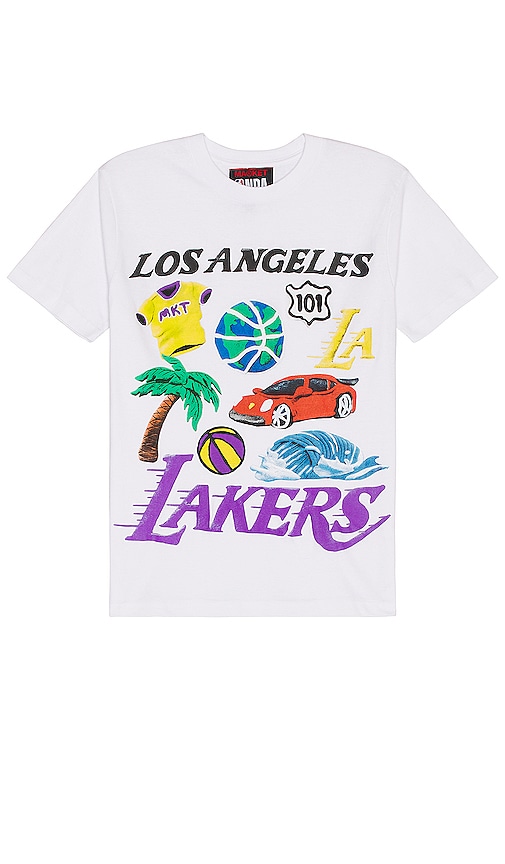Market Shirtkleider Lakers In White