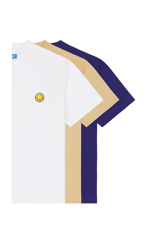 Smiley Badge Tee 3 Pack in . Size M, S, XL/1X - Market - Modalova