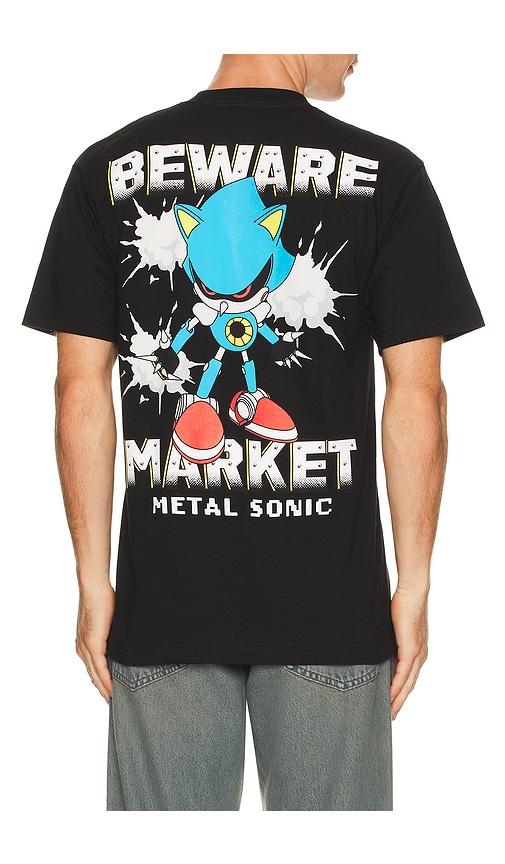 Market X Sonic Metal Sonic T-shirt In Black