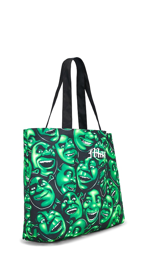  Market Tote-bag In Black,green. 