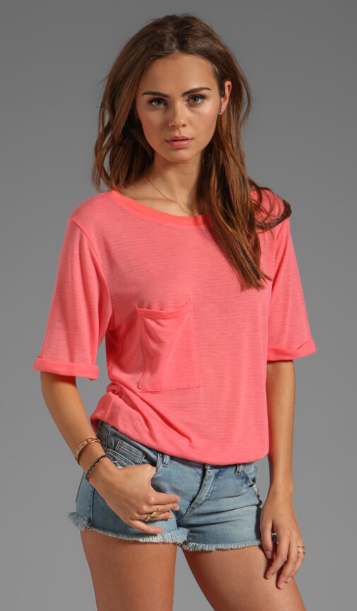 Ottoman Stripe Jersey Jane Tee