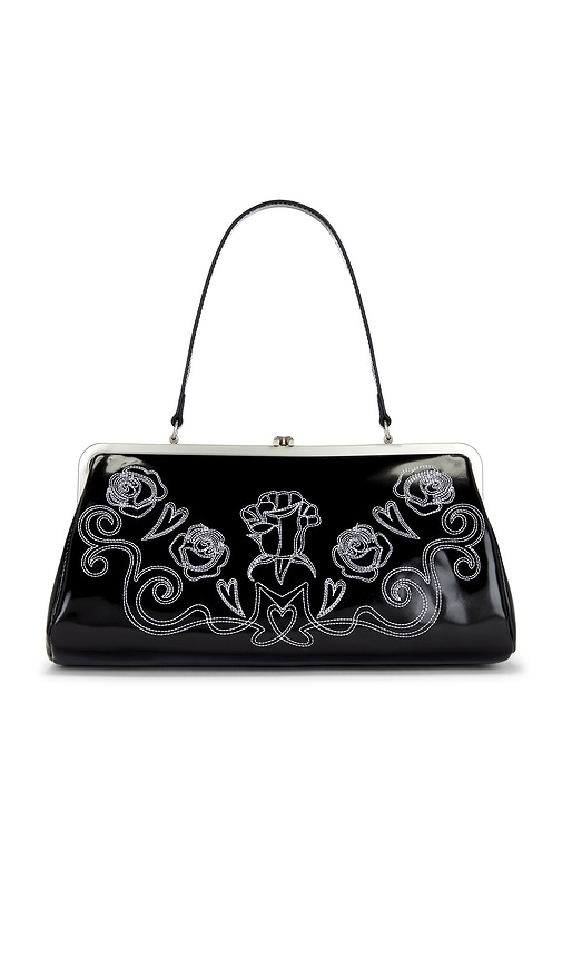 Markgong Large Embroidered Metal Clasp Bag | Thumbnail 5