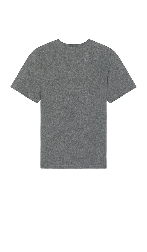 Shop Maison Kitsuné Fox Head Patch Regular T-shirt In Dark Grey Melange