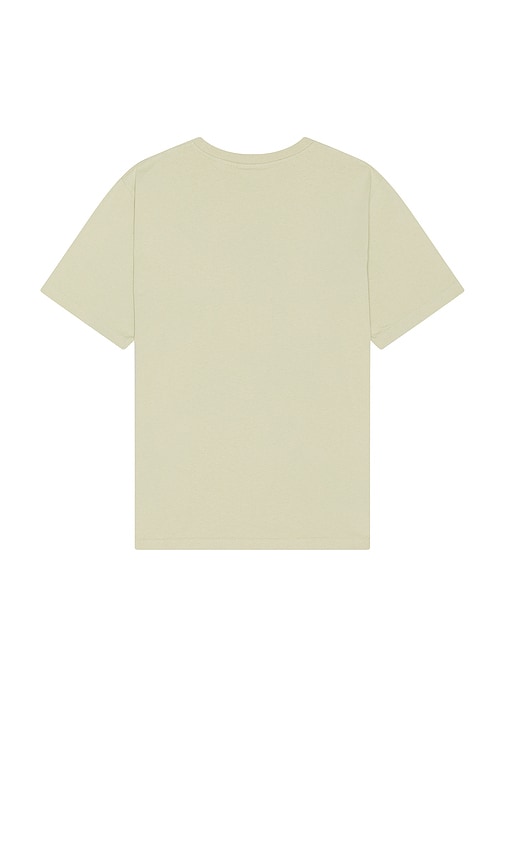 Shop Maison Kitsuné Bold Fox Head Patch Comfort T-shirt In Sage