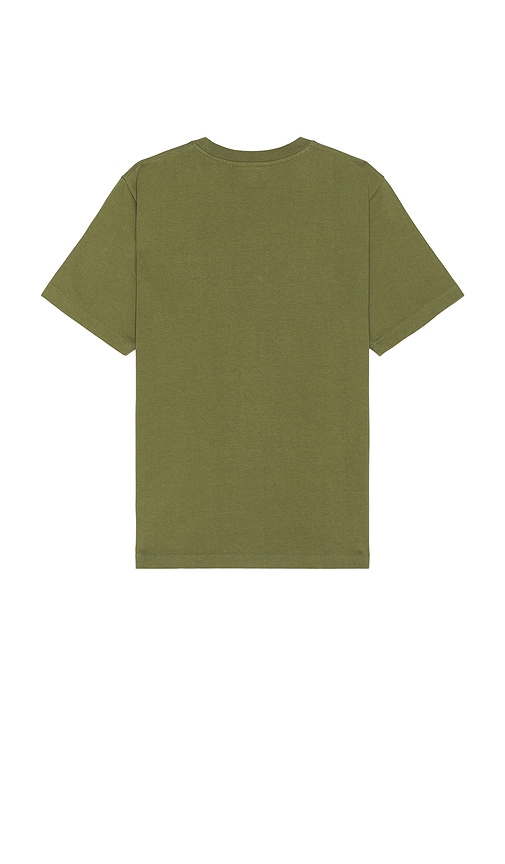 Shop Maison Kitsuné Bold Fox Head Patch Comfort T-shirt In Army